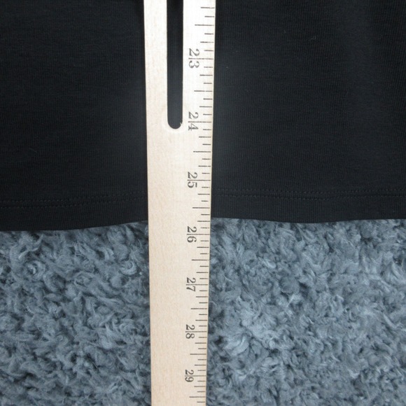 UniQlo Shirt Womens Extra Large Black Long Sleeve Pullover - Picture 5 of 15